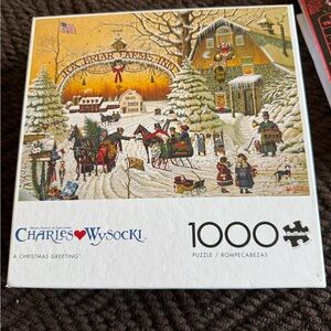 Charles Wysocki Christmas puzzle   Bundle limited to 3